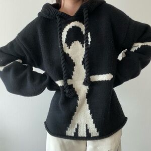 Brand New JW Anderson anchor knit hoodie